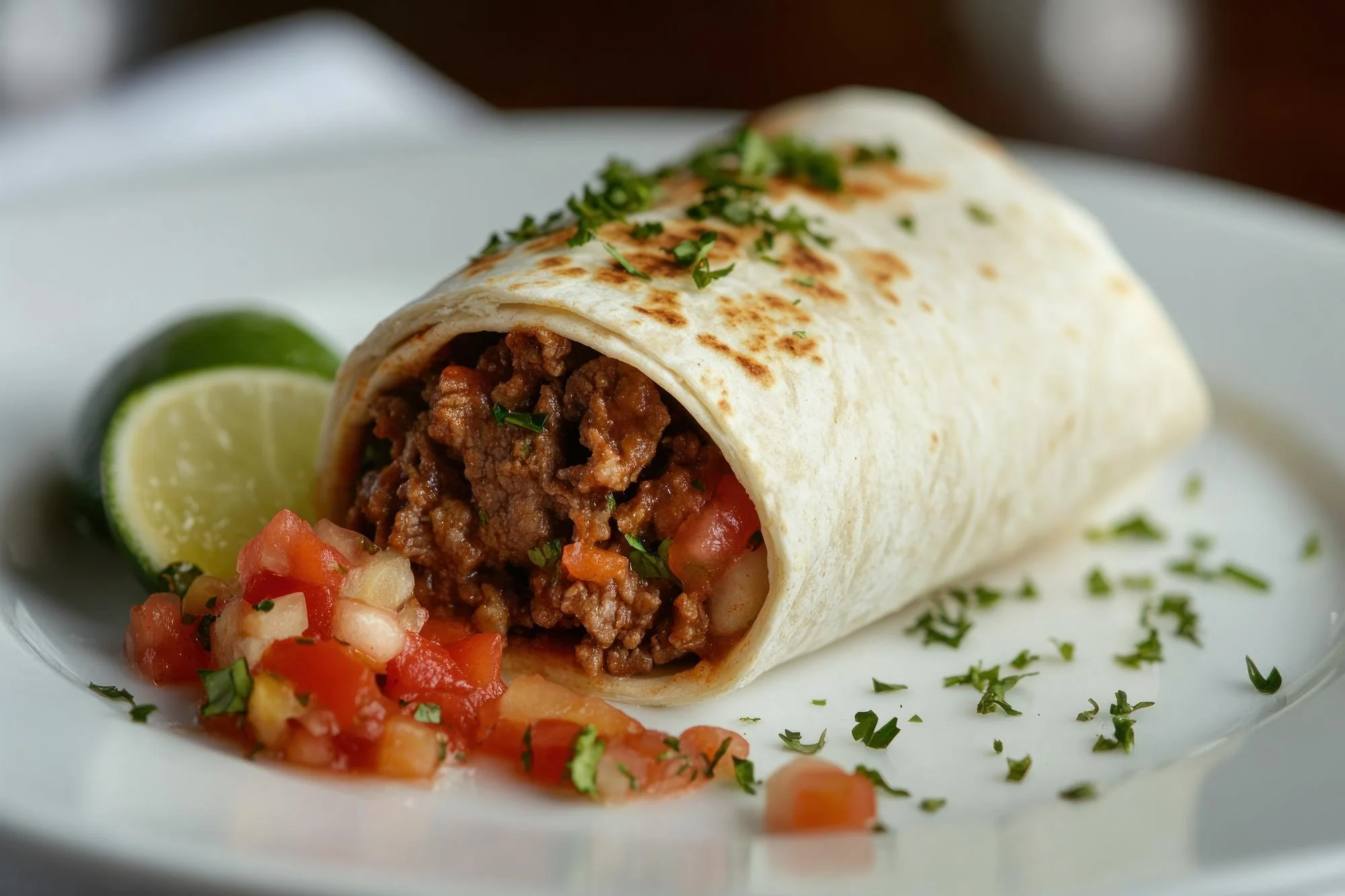 Burrito de res con manteca de cerdo PORCELLO