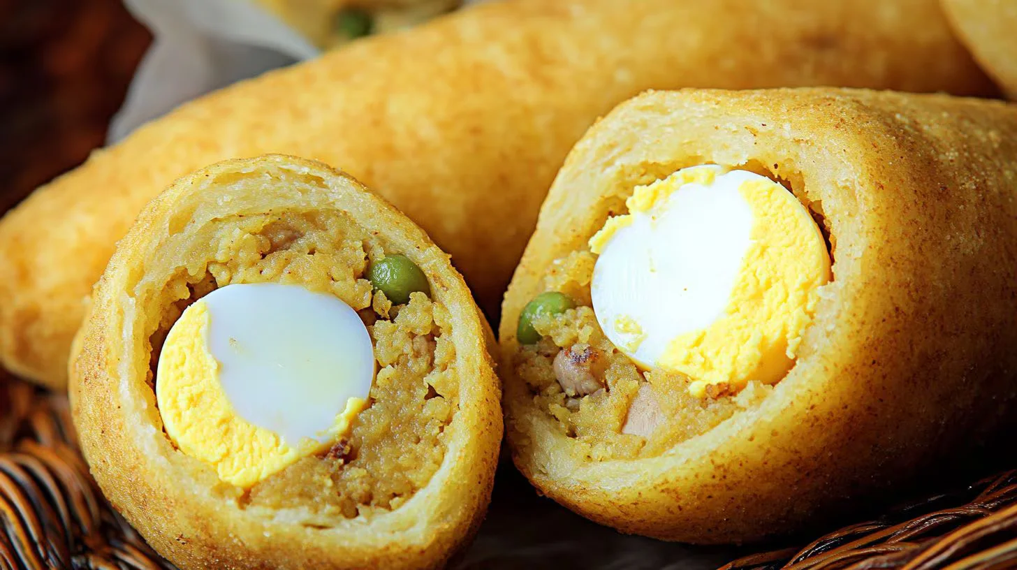 Pastel de yuca relleno con manteca de cerdo PORCELLO