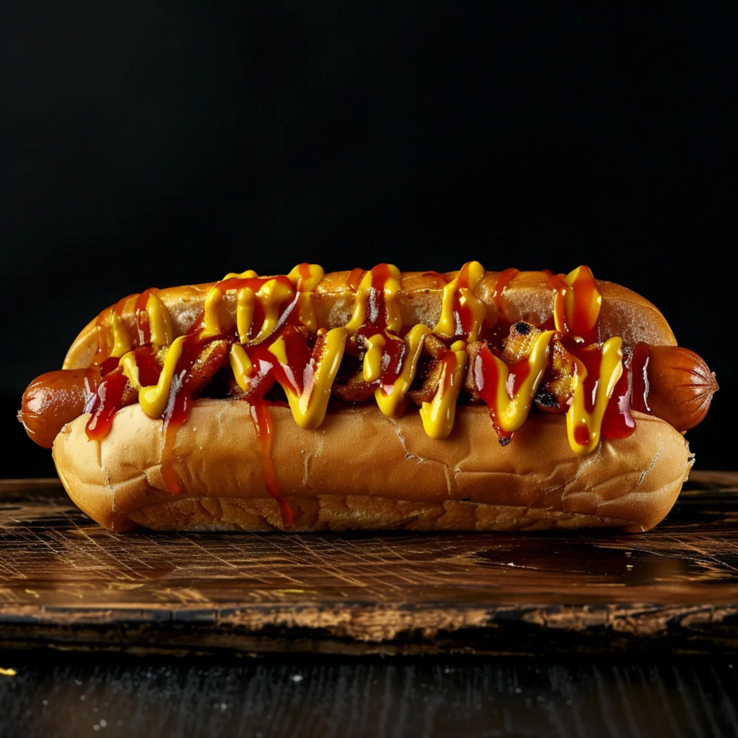 Perro caliente sencillo con manteca de cerdo PORCELLO